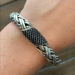 JOHN HARDY black sapphire bracelet.RARE.